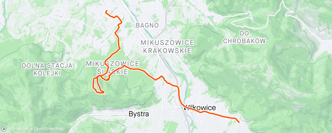 Map of the activity, na wybory ride 🇵🇱
