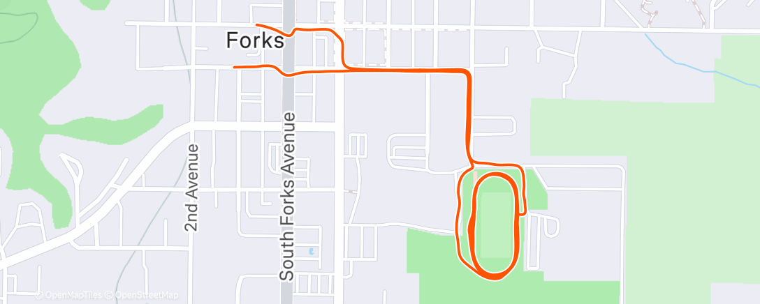 Map of the activity, Spartan Stadium
