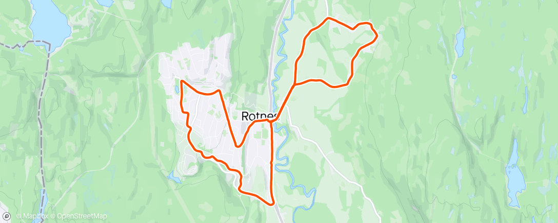 Map of the activity, Askrunden