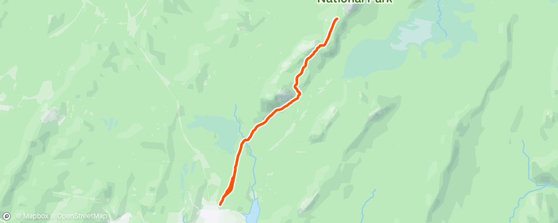 Map of the activity, Утренний хайкинг