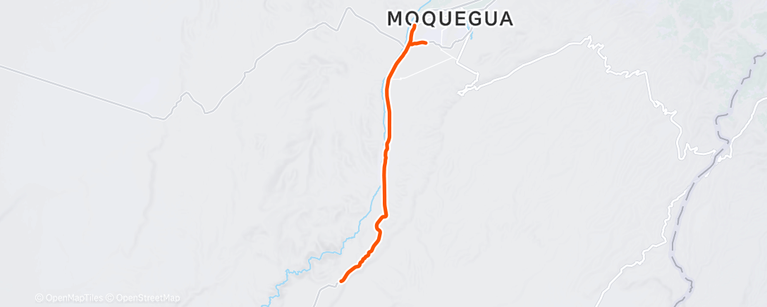 Map of the activity, Morning Ride