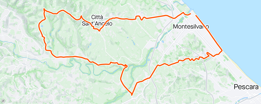 Map of the activity, Tappa dei Muri