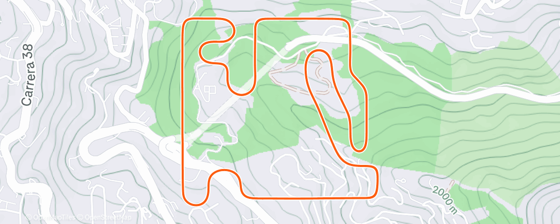 Карта физической активности (MyWhoosh - 30/15's #1)