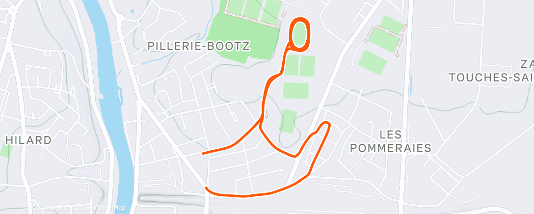 Map of the activity, En piste avec la Patxe, c’est pas BCN heinnnnn ! ⚡️