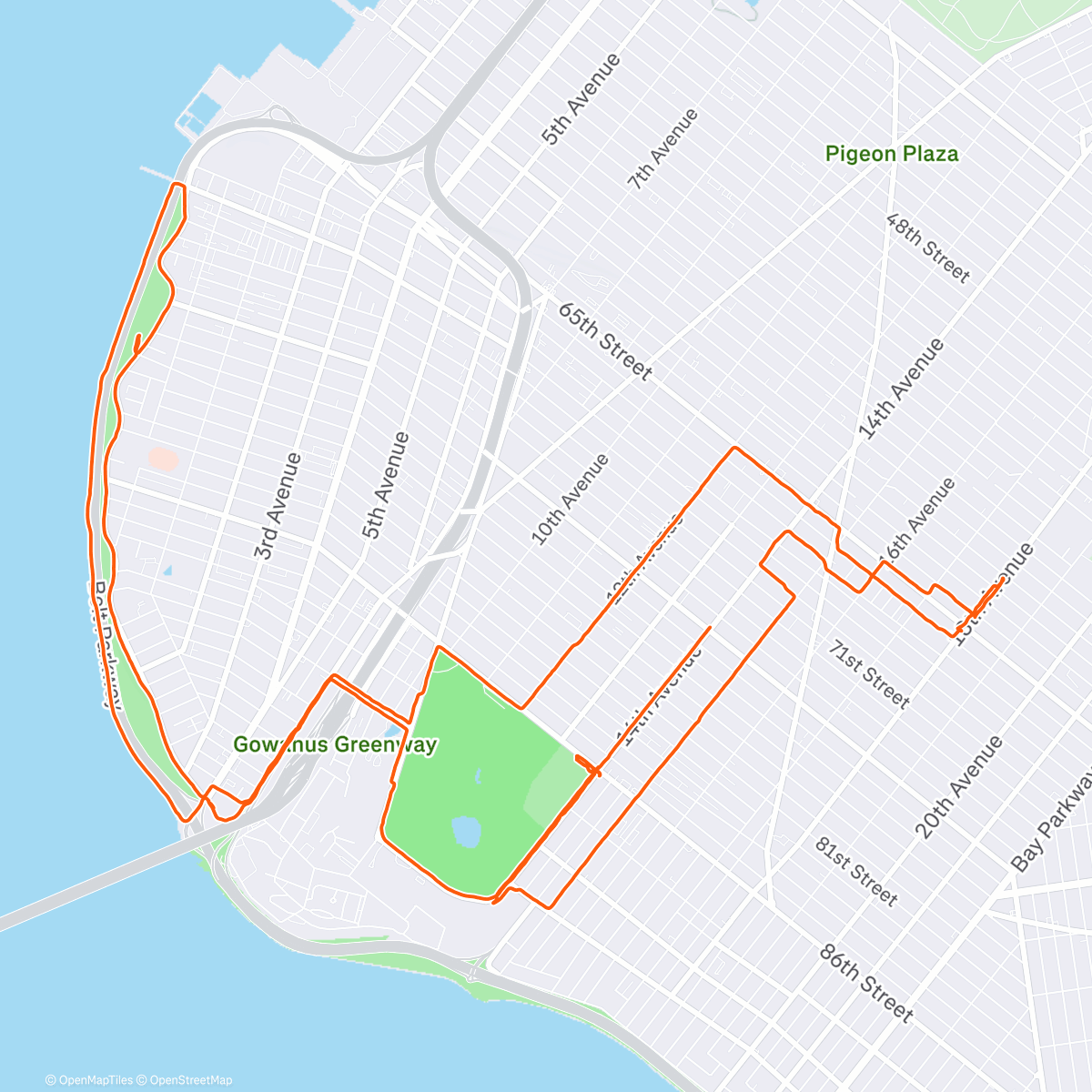 Map of the activity, 💥Lunch Run💥