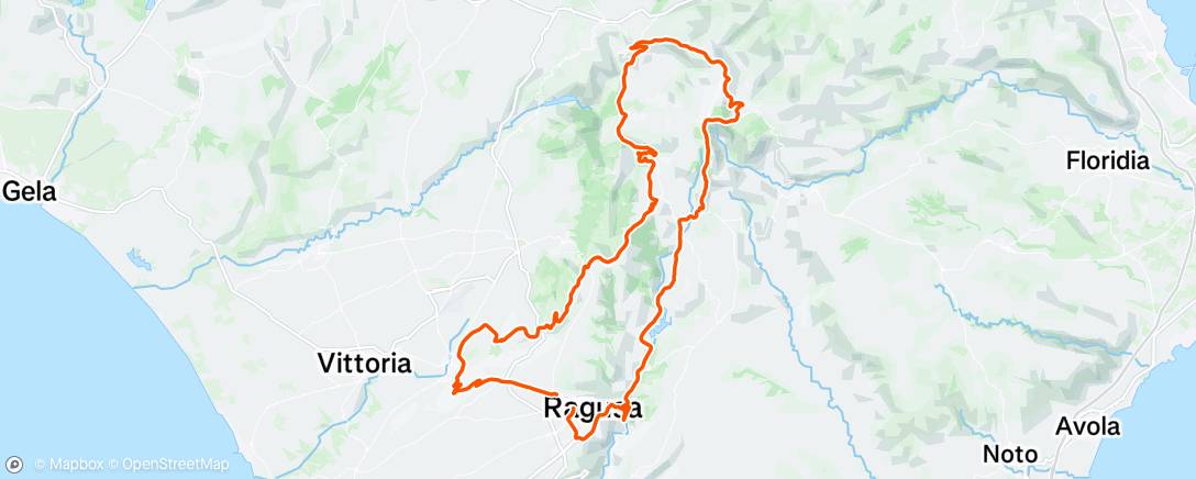 Map of the activity, Giro mattutino