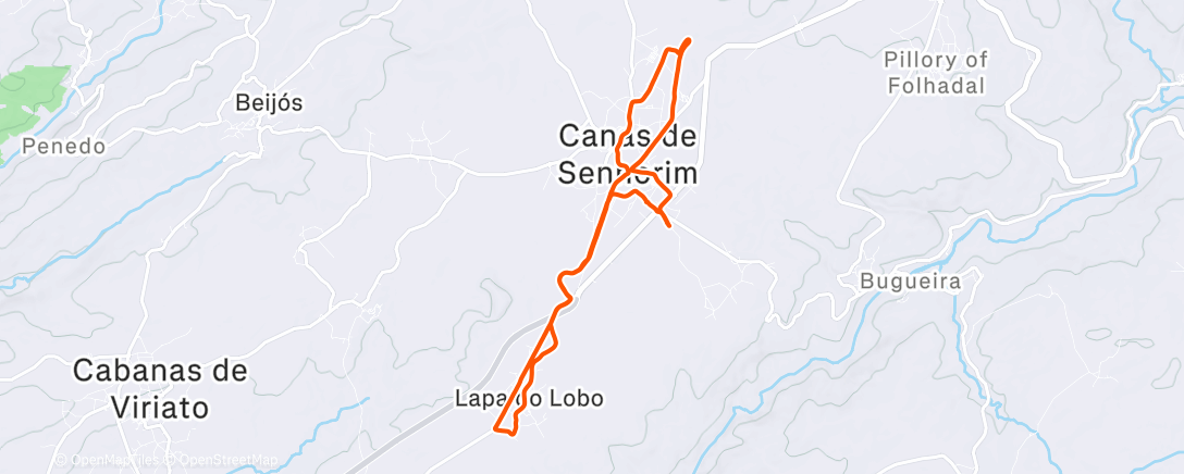 Карта физической активности (Corrida da hora do almoço)