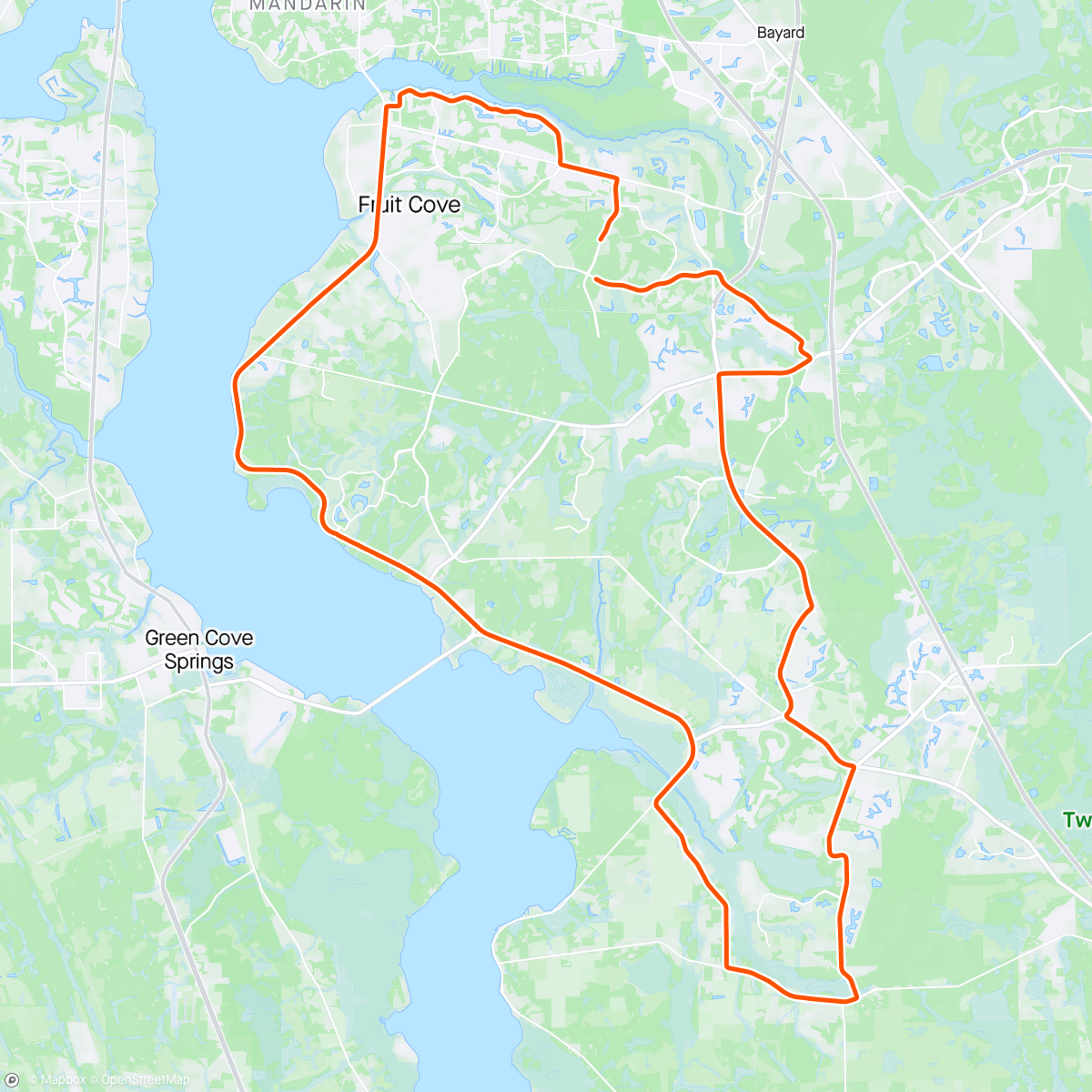 Map of the activity, 🌥 Morning Ride