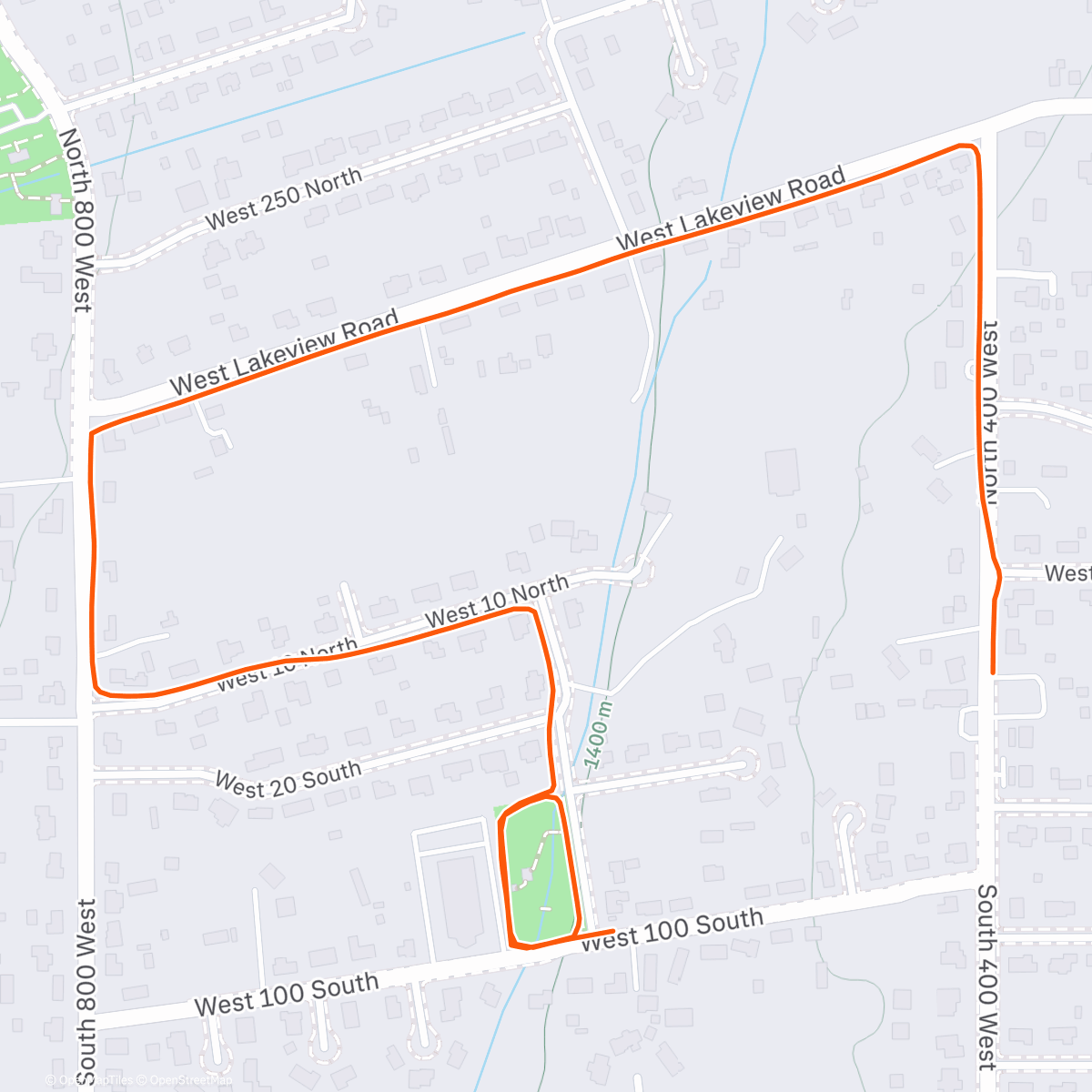 Map of the activity, Tired