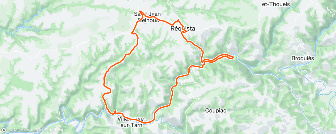 Carte de l'activité