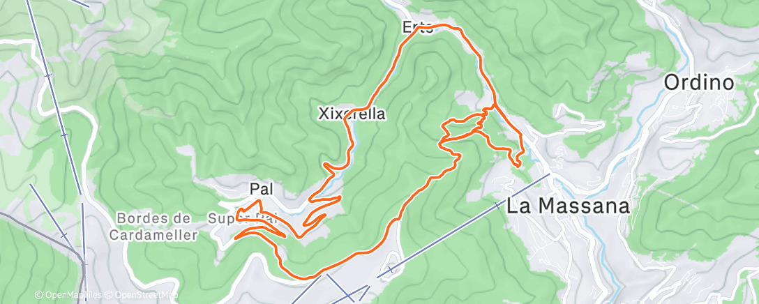 Map of the activity, SNOW ⚡️🇦🇩