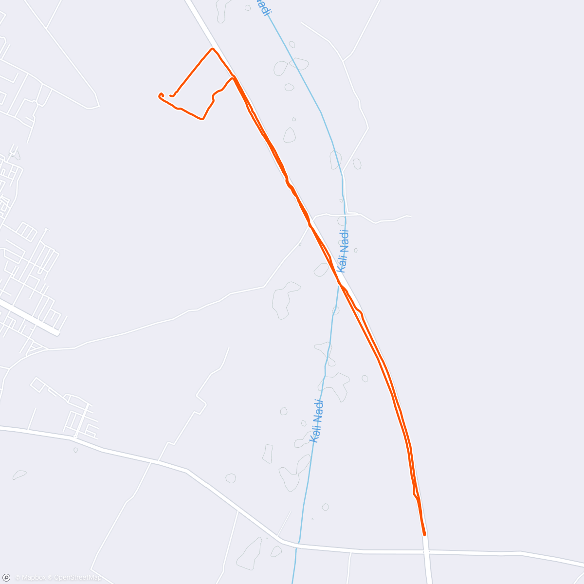 Map of the activity, My son ride