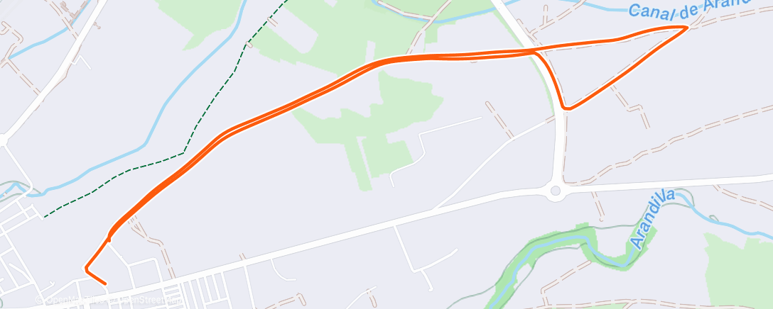 Карта физической активности (Carrera a la hora del almuerzo)