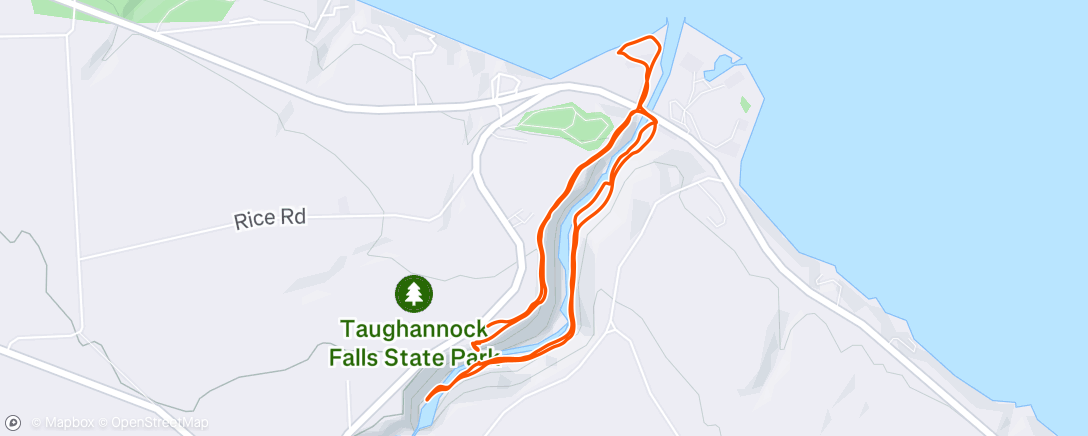 Map of the activity, Morning Hike
