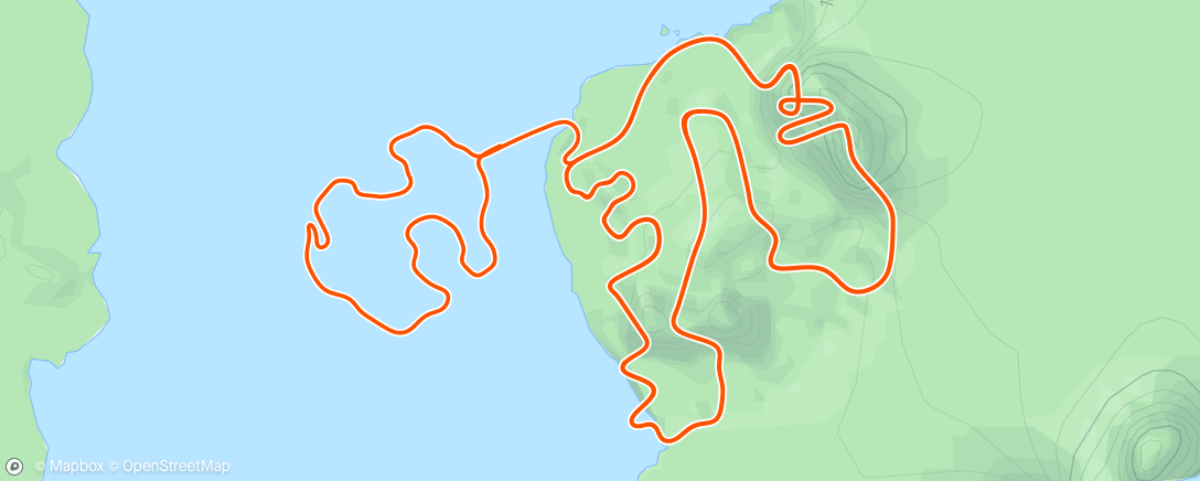 Map of the activity, Zwift - What Goes Up, Must Come Down in Watopia