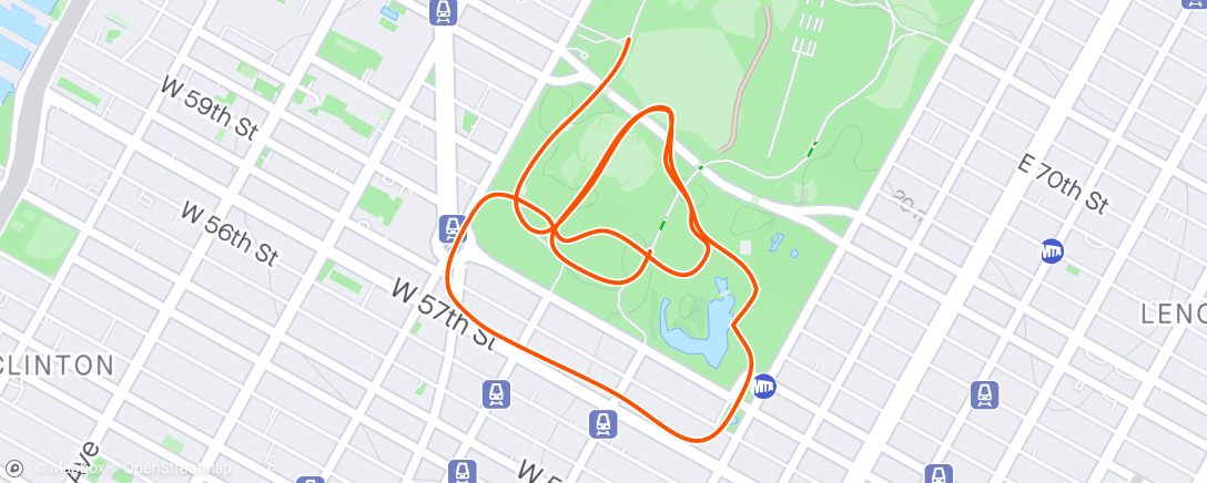 Map of the activity, Zwift - Brisk Burn in New York