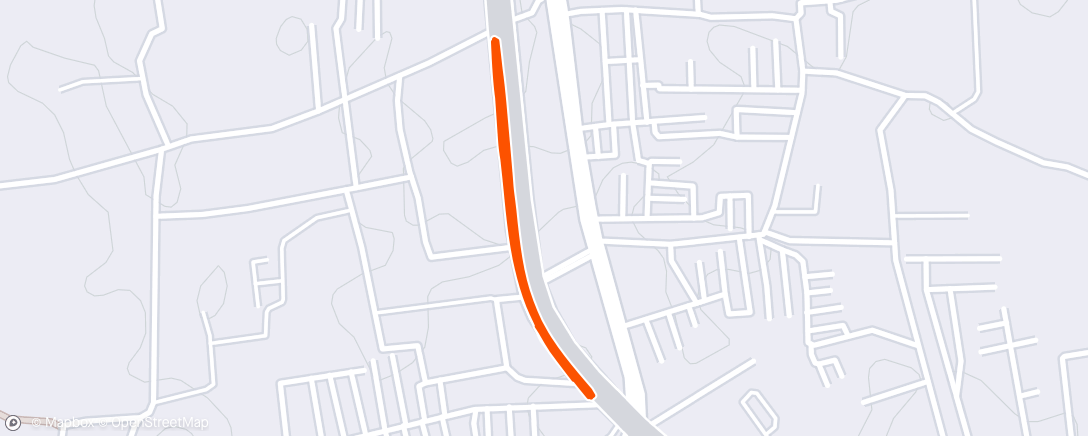 Map of the activity, Intervals : 12* 400 m : 1.55-2.02 min