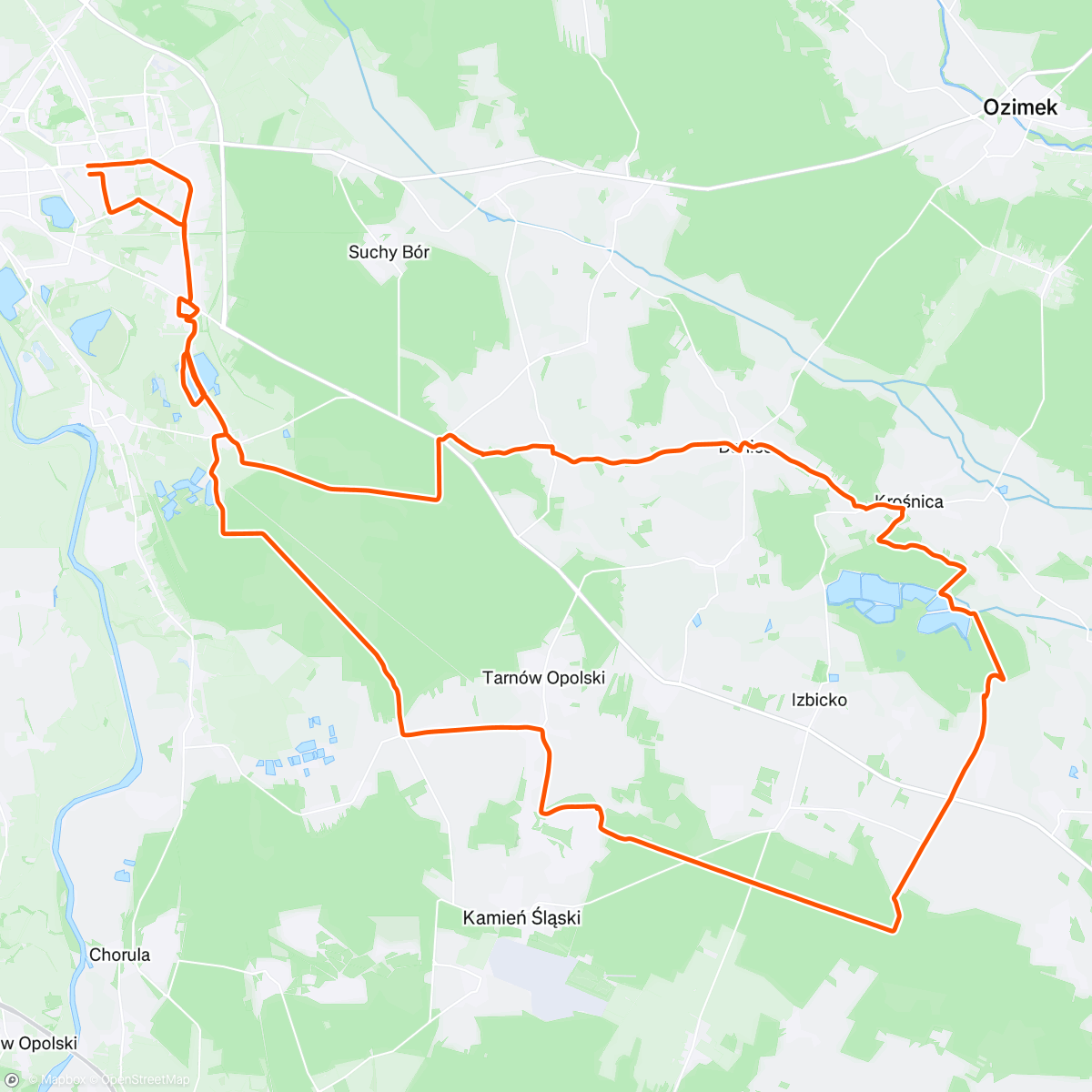 Map of the activity, Morning Gravel Ride