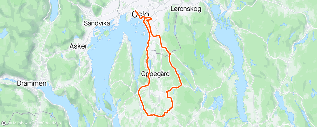 Map of the activity, Morning Gravel Ride på asfalt med Eirik
Målet for i år er å ikke punktere på hver eneste tur - dårlig start 🤯🤯