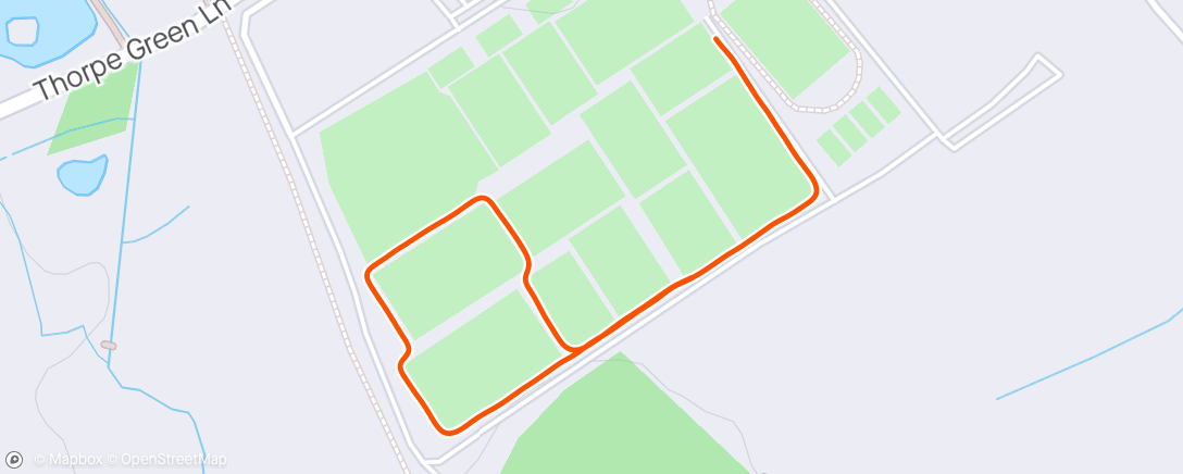 Map of the activity, 10 x 400