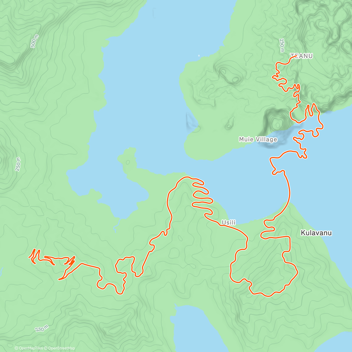 Map of the activity, Zwift - Quatch Quest in Watopia
