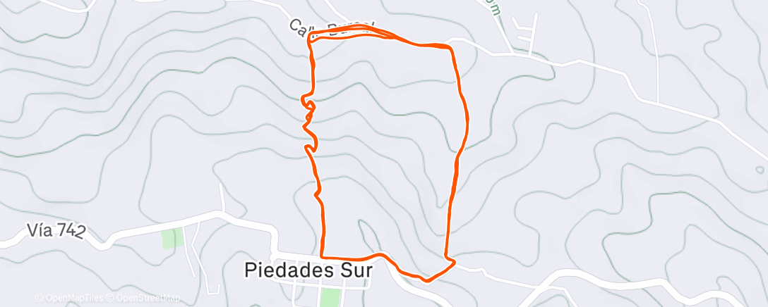 Map of the activity, Night ride!!