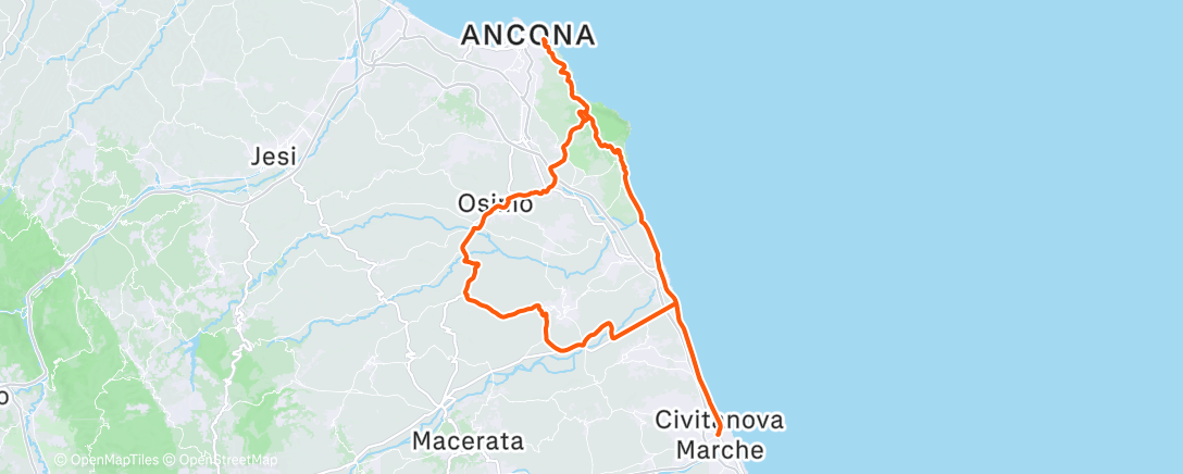 Map of the activity, Grinta