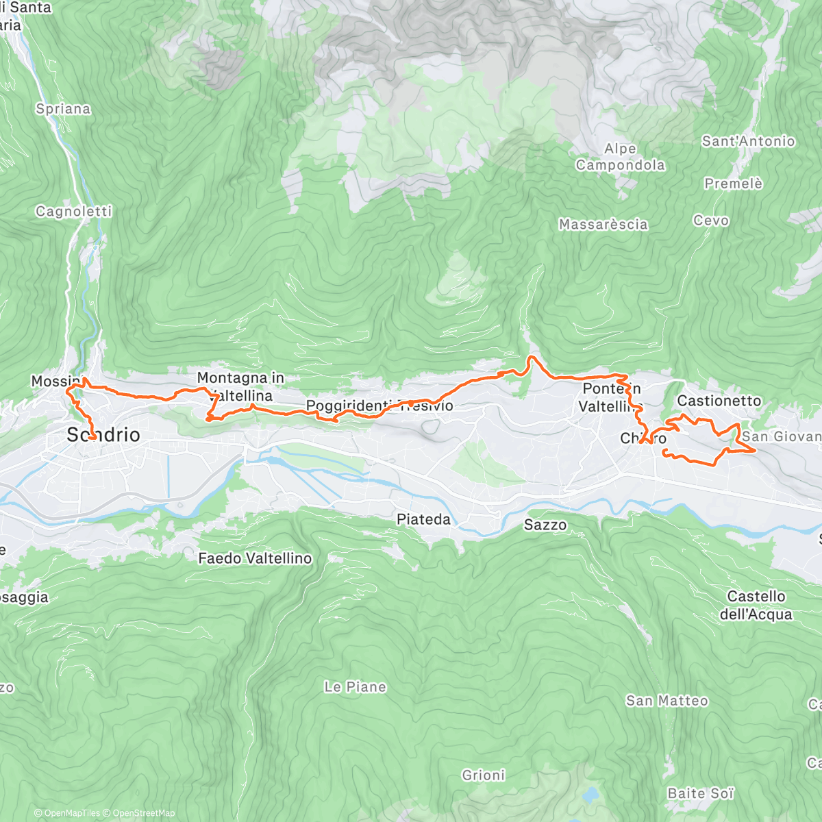 Map of the activity, Valtellina Wine Trail 🍫 4th