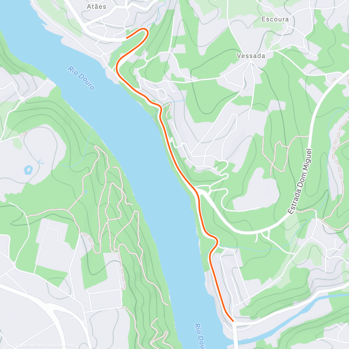 Map of the activity, ROUVY - 7 Minute Cool-down