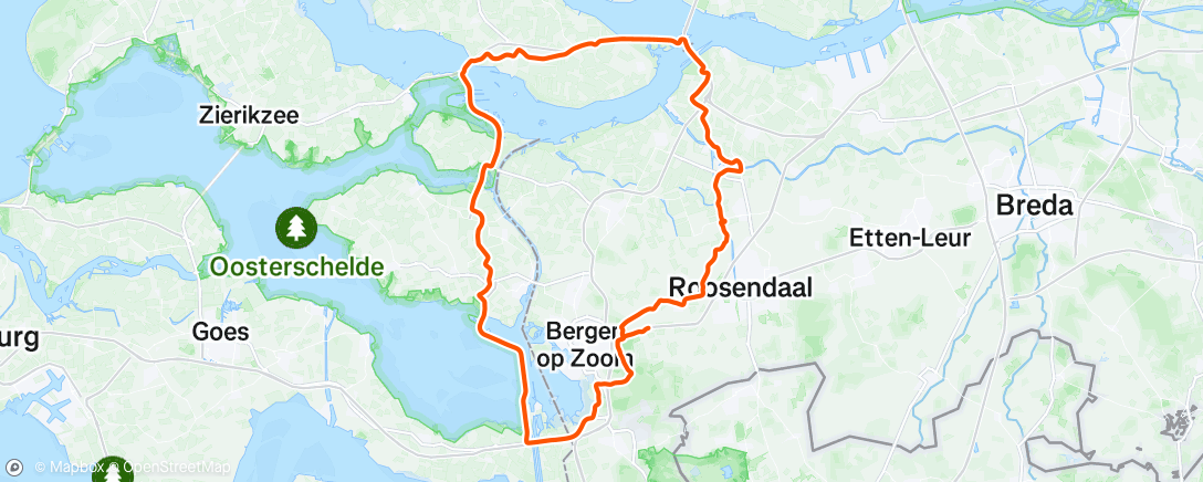 Map of the activity, Morning Ride