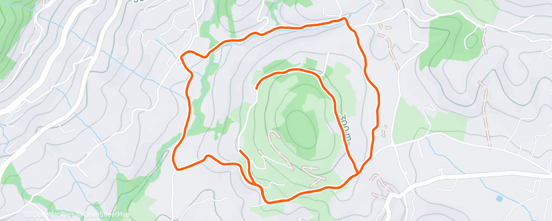 Карта физической активности (Course à pied le matin)