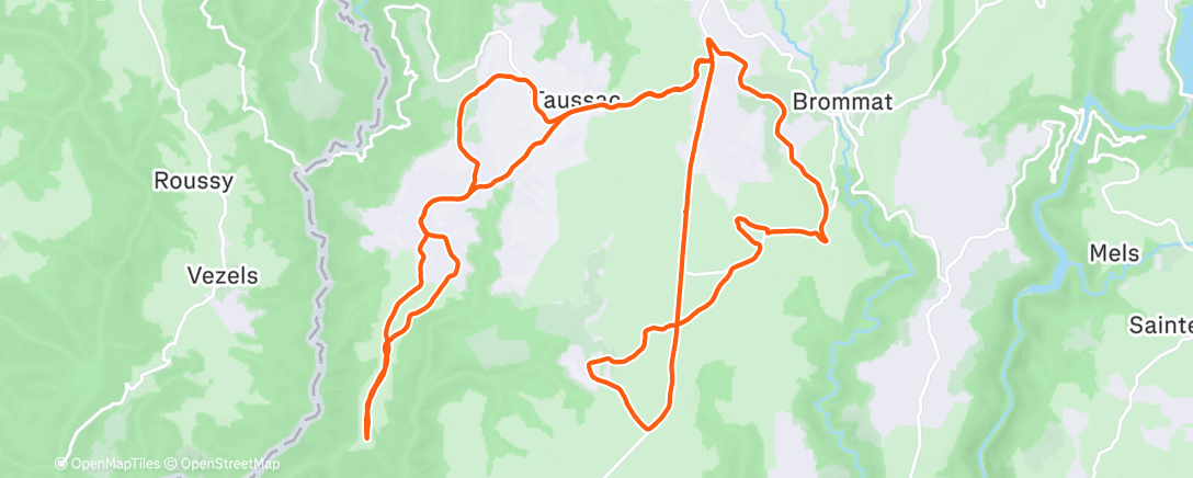 Карта физической активности (VTT avec Eric ! 😊)