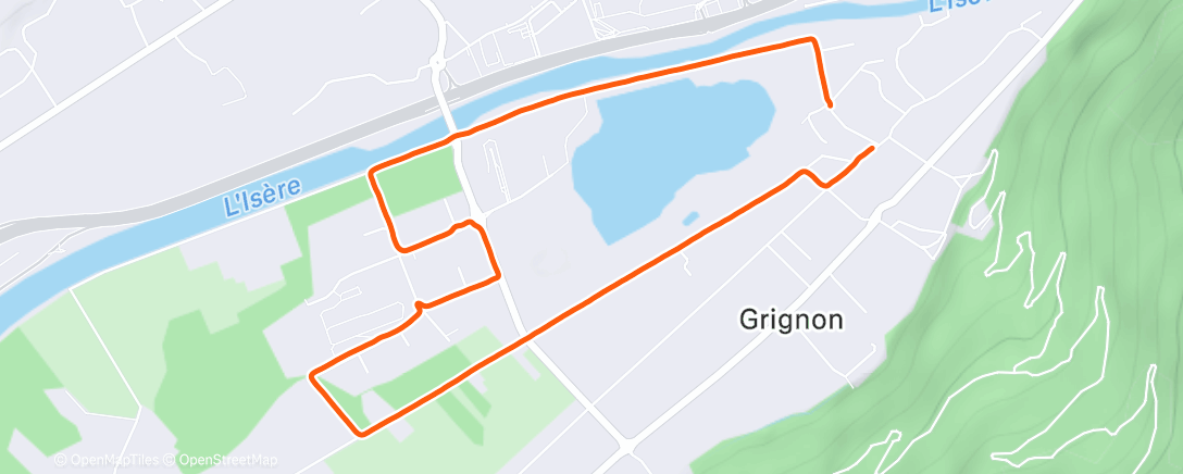 Map of the activity, Dégourdir les gambettes entre 2 💆‍♀️💆‍♂️