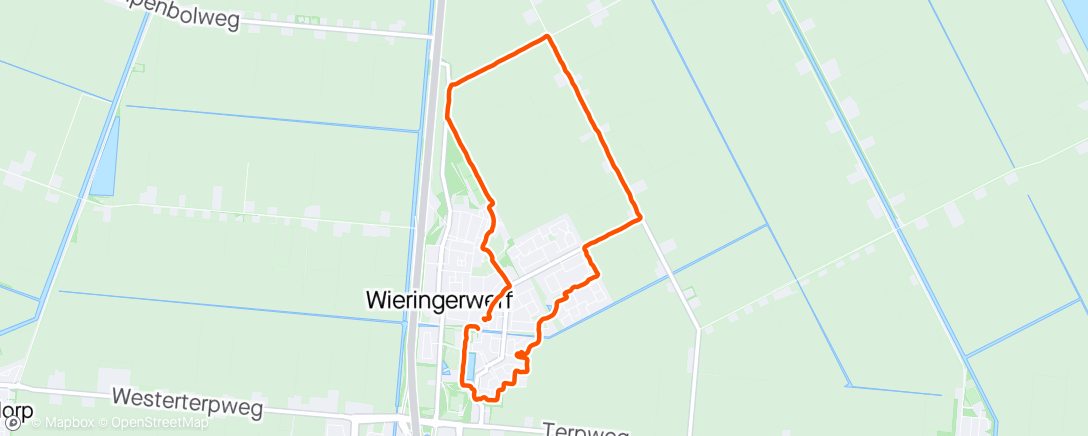 Map of the activity, Rondje Ome Keesweg