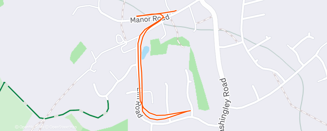 Map of the activity, Morning warming