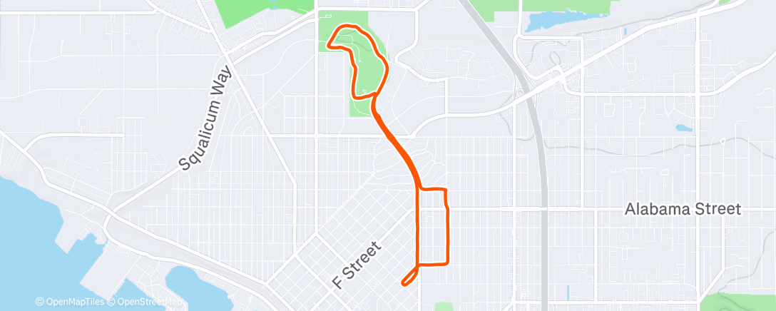 Mapa de la actividad (Colleen's Run w/ Celia, Maddie, and the run's namesake)