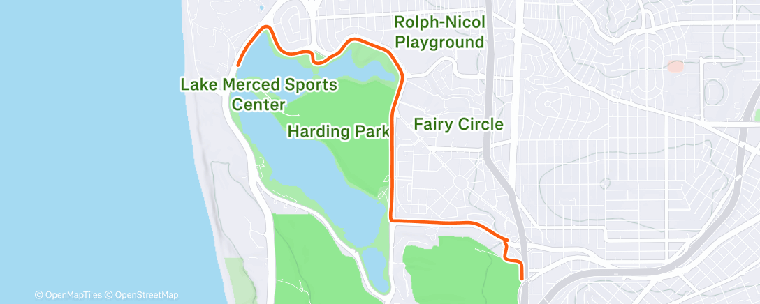 Map of the activity, That escalated quickly (from sunshine to a cold soggy gusty downpour)