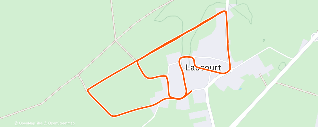 Map of the activity, Footing