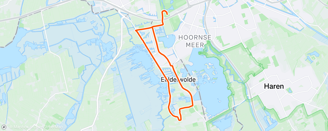 Map of the activity, Gala2 4-4-3-3-2-2-1-1, p=2 min
