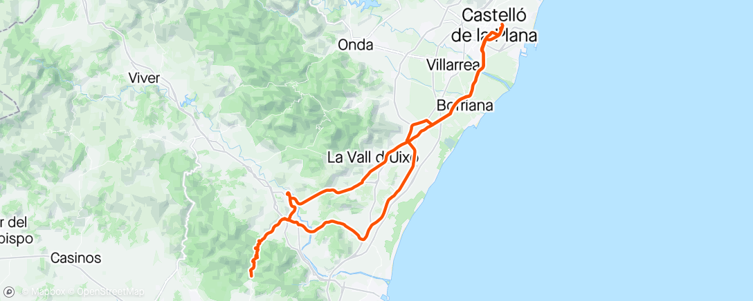 Map of the activity, La Magdalena