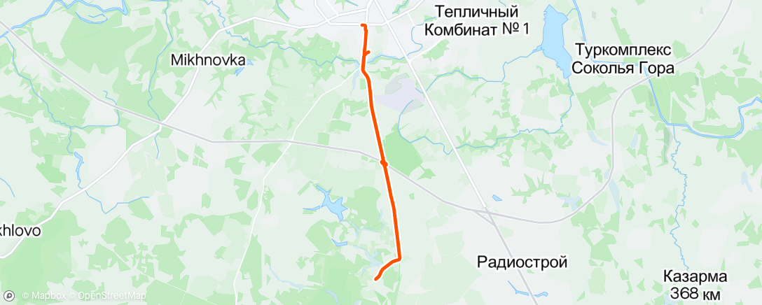 Map of the activity, Kurvazz mrazzus