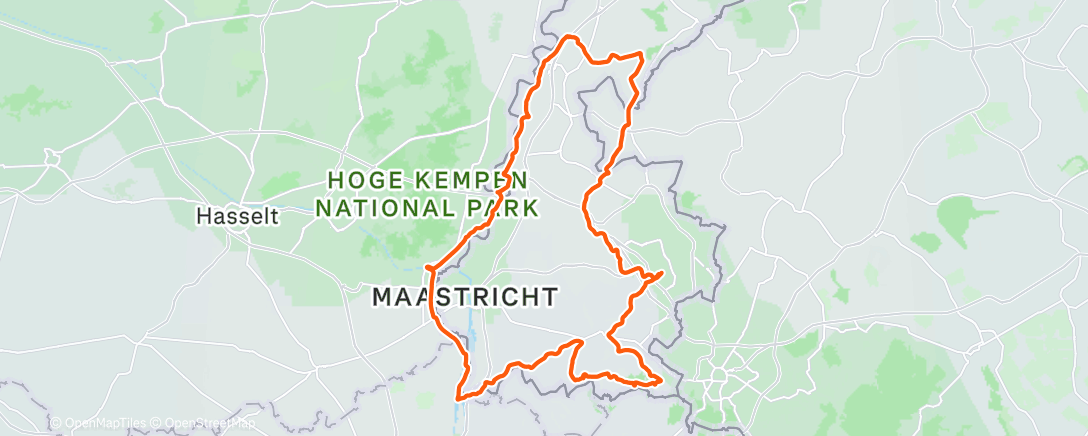 Map of the activity, 31 dagen, 120 uur