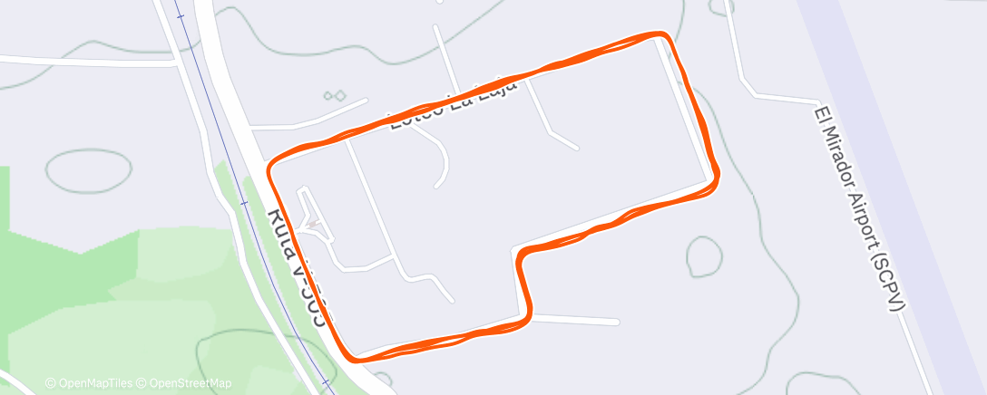 Карта физической активности (Carrera por la mañana)