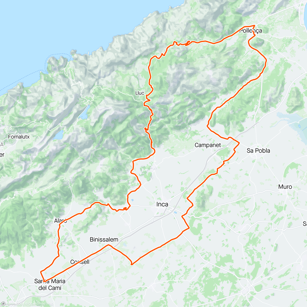 Map of the activity, All the weather. 🌧️🌦️☀️🕶️. What a place to ride. 🤩