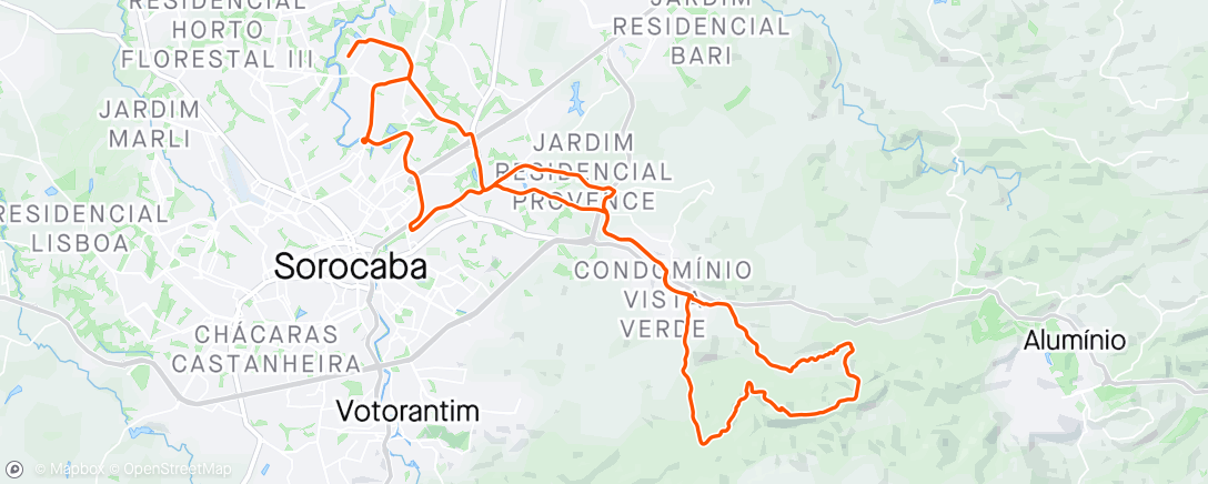Map of the activity, Quebra quadro, Kamikaze e Laranjeiras