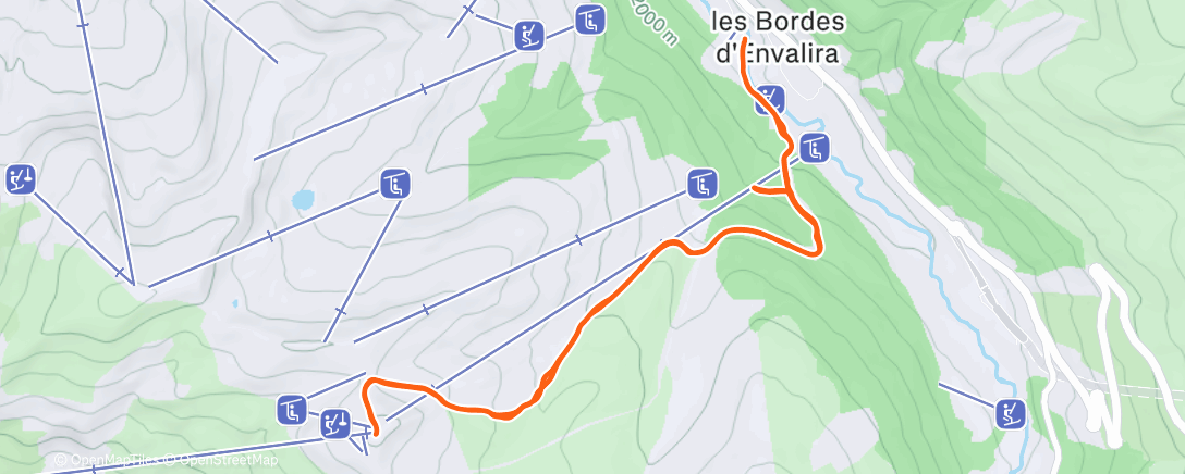 Map of the activity, Peretol - Solanelles