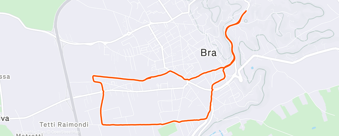 Карта физической активности (Morning Run)