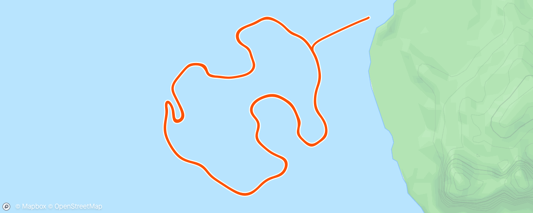 Map of the activity, Zwift - FTP PREP 60 in Watopia