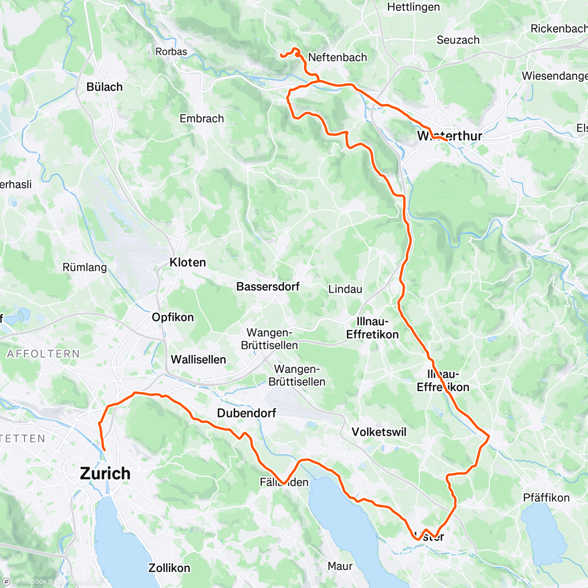 Map of the activity, Sunnehuebgang