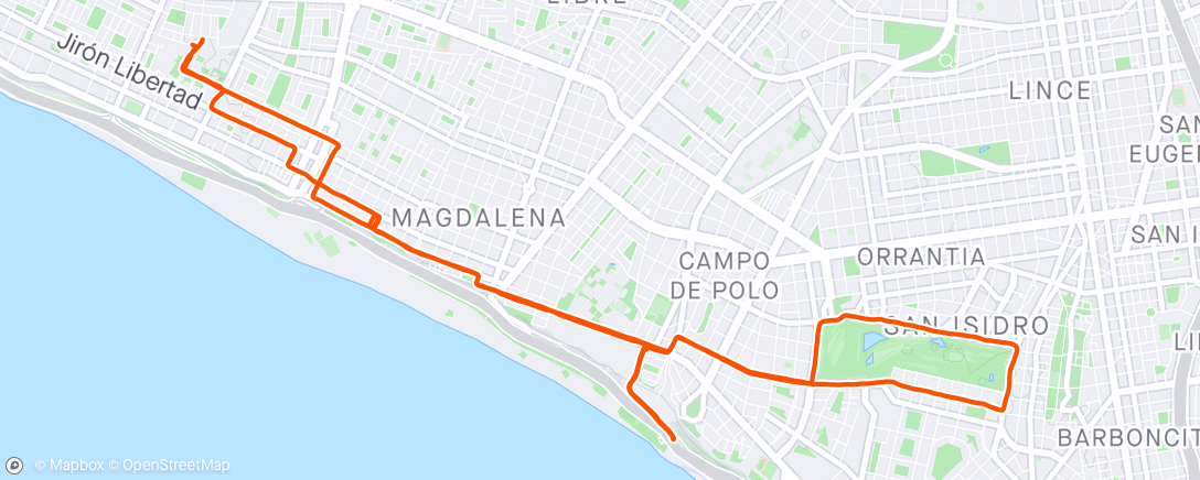 Map of the activity, Festival de subidas Marbella